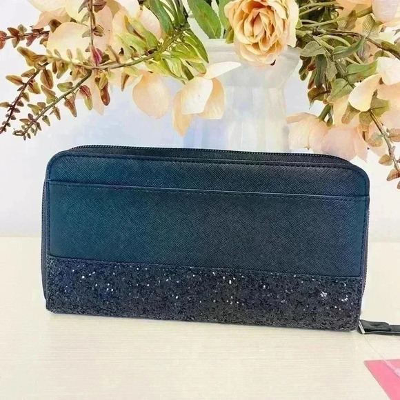 kate spade greta court penny neda wallet black - Picture 2 of 5